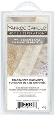 Yankee Candle Home Inspiration Wax Melt White Linen & Lace Set of 3
