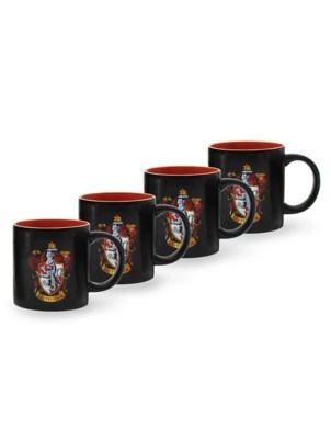 Black Harry Potter Gryffindor Mug Set of 4 at ASDA