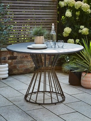 Black Round Dining Table Set at ASDA