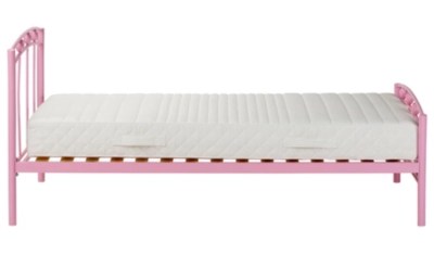 Home Hearts Bed Pink Beds at ASDA