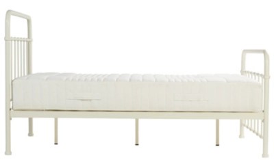 Home Yvonne Bed in Ivory King Size Beds at ASDA