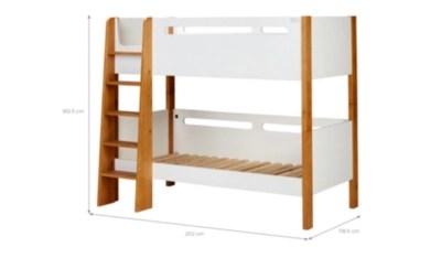 Home Alfie Detachable Bunk Bed Two Tone Beds at ASDA