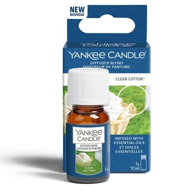 Yankee Candle Ultrasonic Aroma Oil Clean Cotton Set of 2 at ASDA