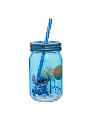 Disney Stitch Mason Jar Set of 4 at ASDA