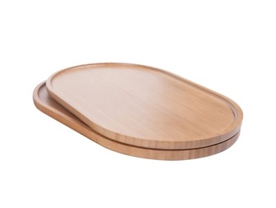Oval Serving Platter Set of 2 at ASDA