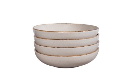 Natural Reactive Pasta Bowl Set of 4 at ASDA