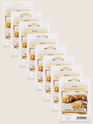 Pacific Wax Co Vanilla Shortbread Wax Melts Set of 8 at ASDA