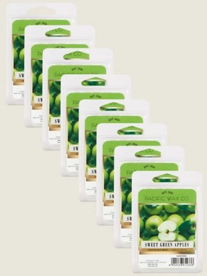Pacific Wax Co Sweet Green Apples Wax Melts Set of 8 at ASDA