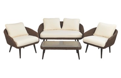 Leighton 4 Piece Sofa Set at ASDA