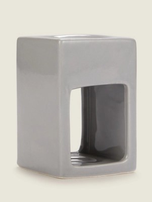 Grey Square Oil Burner Set of 2 at ASDA