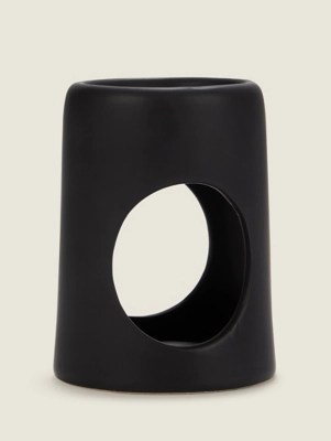 Black Circle CutOut Oil Burner Set of 2 at ASDA