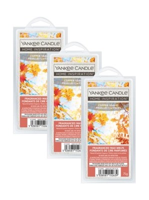 Yankee Candle Home Inspiration Copper Leaves Scented Wax Melts Set of