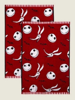 Disney Nightmare Before Christmas Red Guest Towel at ASDA