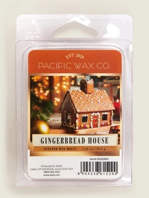 Brown Pacific Wax Co Gingerbread House Wax Melts Set of 6 at