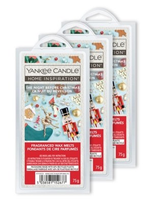 Yankee Candle Home Inspiration Scented Wax Melts, The Night Before Christmas Set of 3
