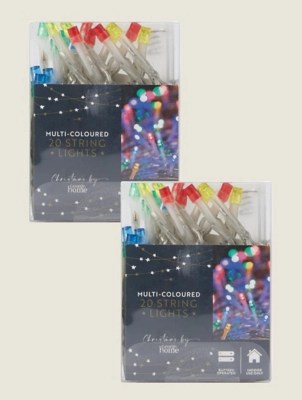 Christmas Festive String Lights at ASDA
