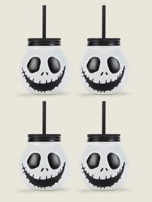 Nightmare Before Christmas Mason Jar Set of 2 at ASDA