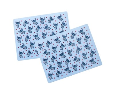 Disney Stitch Love Wipe Clean Place Mat Set of 2 at ASDA