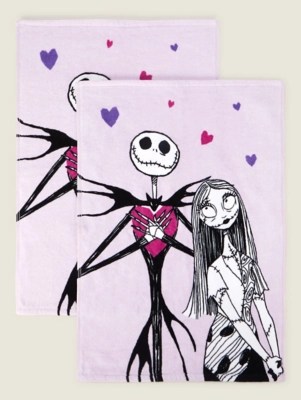 Nightmare Before Christmas Guest Towel Set of 2 at ASDA