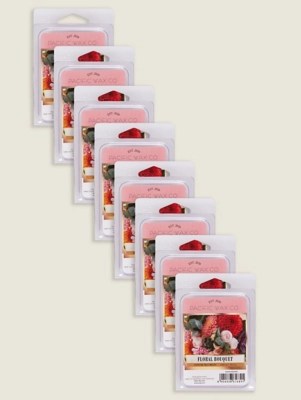 Pacific Wax Co. Wax Melts Floral Bouquet Set of 8 at ASDA