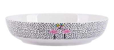 Flamingo Pasta Bowls Set of 4 at ASDA