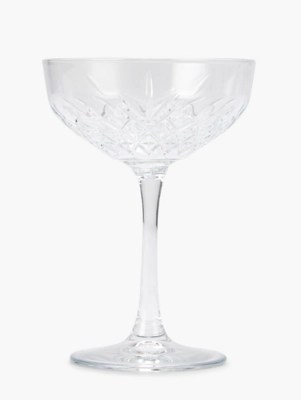Timeless Coupe Cocktail Glass Set of 4 at ASDA