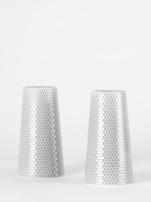 Grey Vases Set of 2 at ASDA