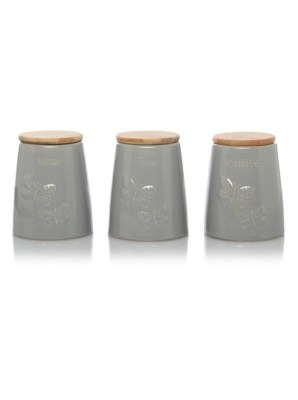 Home Butterfly Canister Set Kitchen & Food Storage at