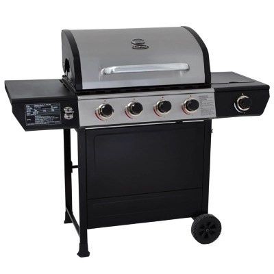 Uniflame 4 Burner & Rotisserie Kit Stainless Steel BBQs & Heating