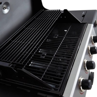 Uniflame 4 Burner & Rotisserie Kit Stainless Steel BBQs & Heating