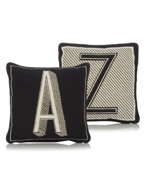 Letter A Cushion 30x30cm Home & Garden at ASDA