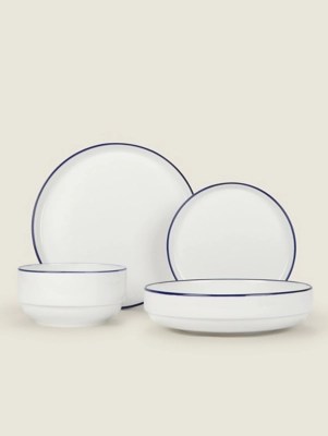 Blue Rim Dining Collection at ASDA