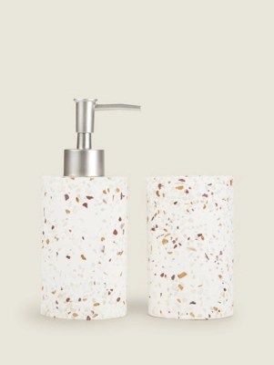 Terrazzo Bathroom Accessories Collection at ASDA