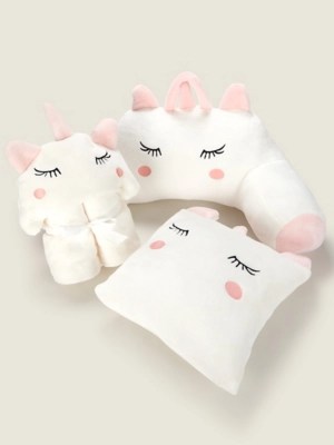 White Unicorn Eyelashes Bedroom Collection at ASDA