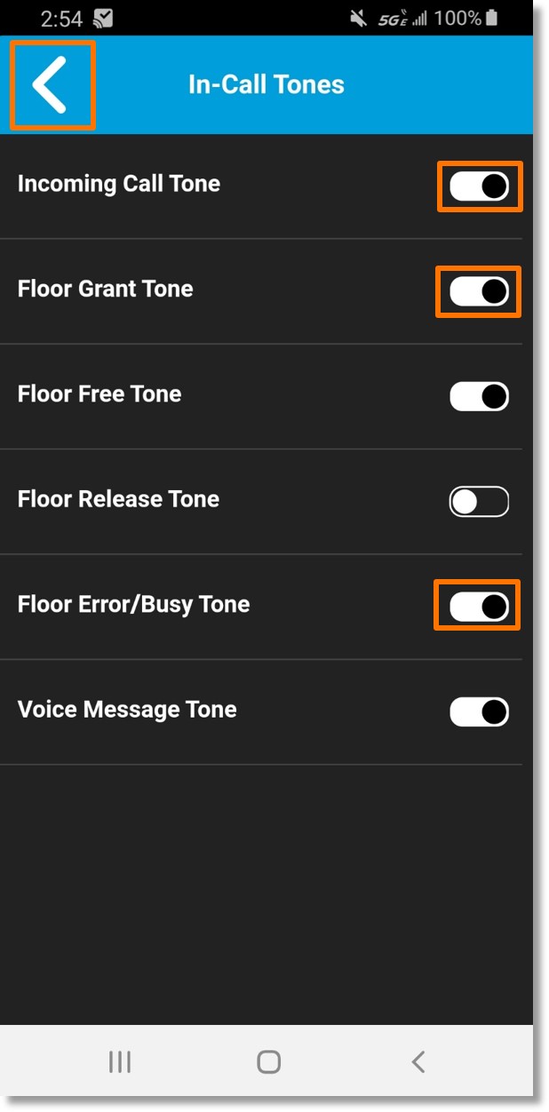 Customize Settings in the AT&T Enhanced PushtoTalk for Android