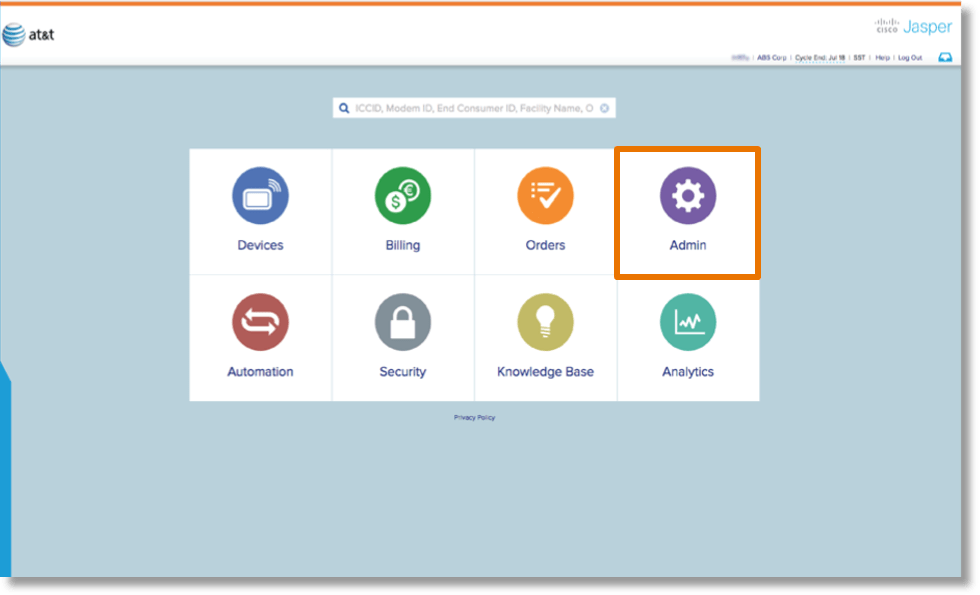 Creating a New User in AT&T Control Center - Asecare