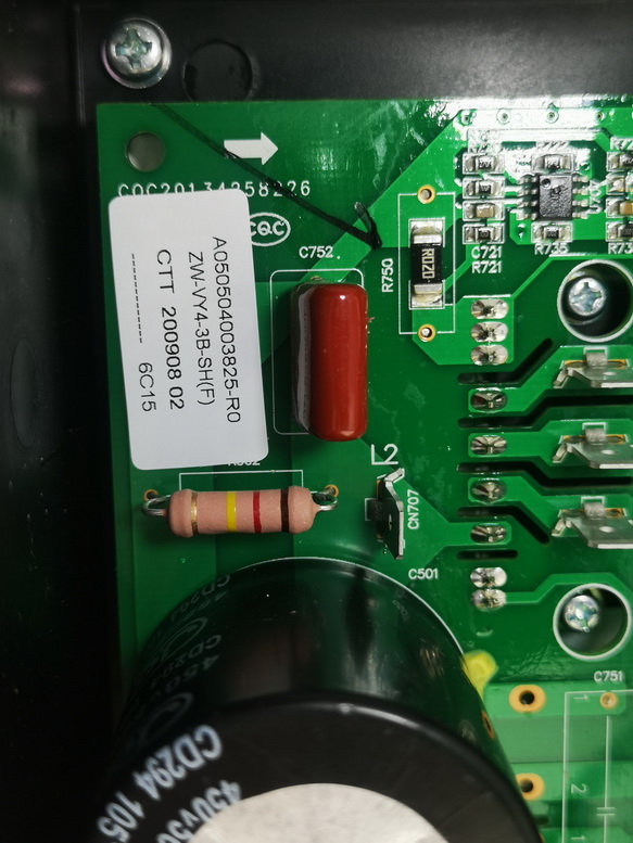 CHIGO Air conditioner original outdoor inverter control board ZWVY43B