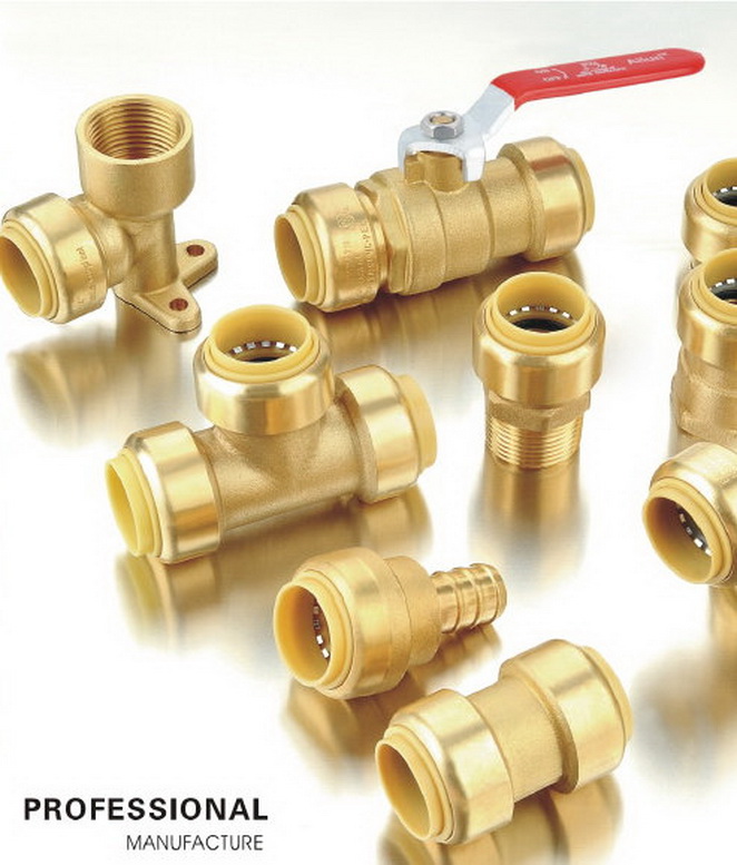 Quick connection for copper piping / Quick Push Connector for HVAC