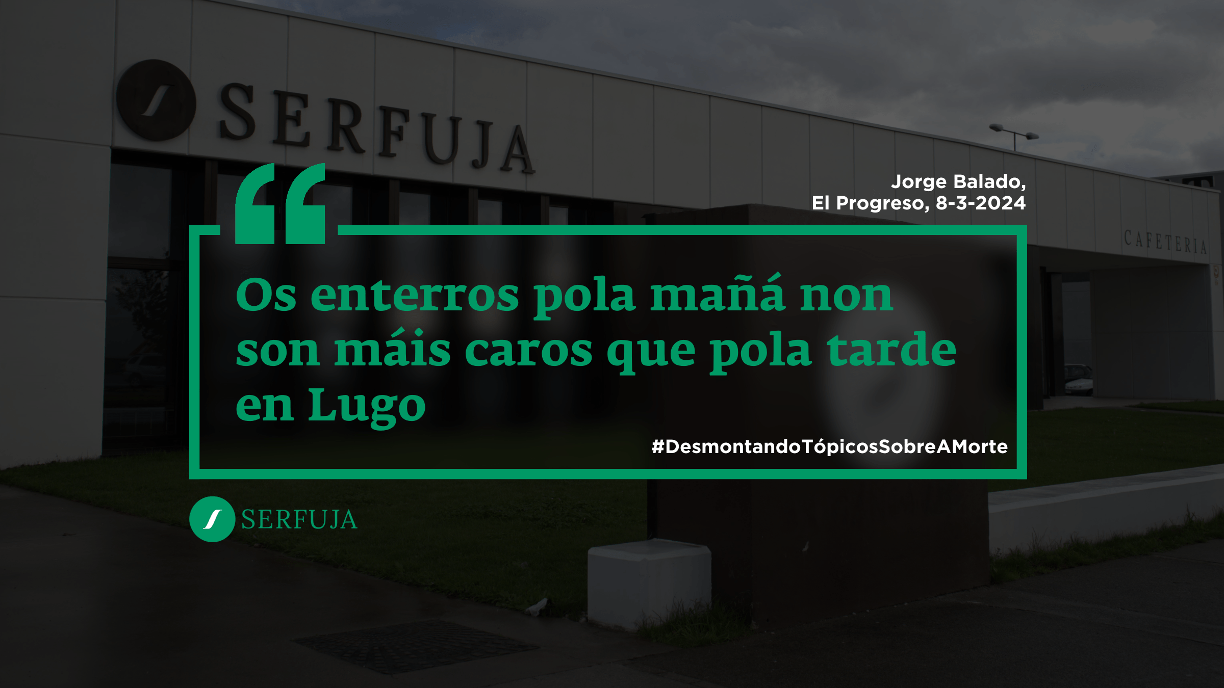 É certo que sae máis caro...