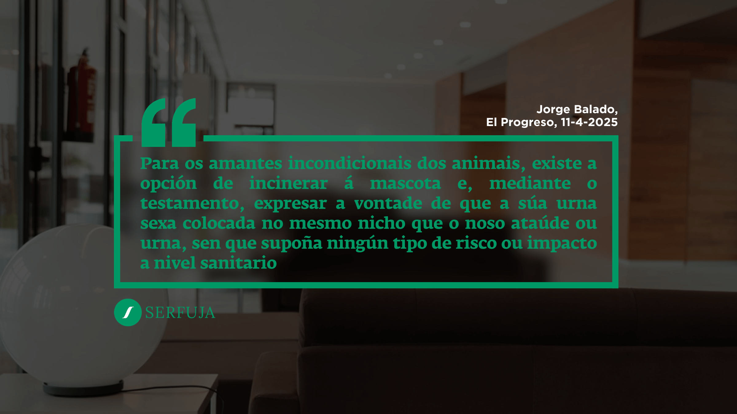 É legal que me enterren coa...