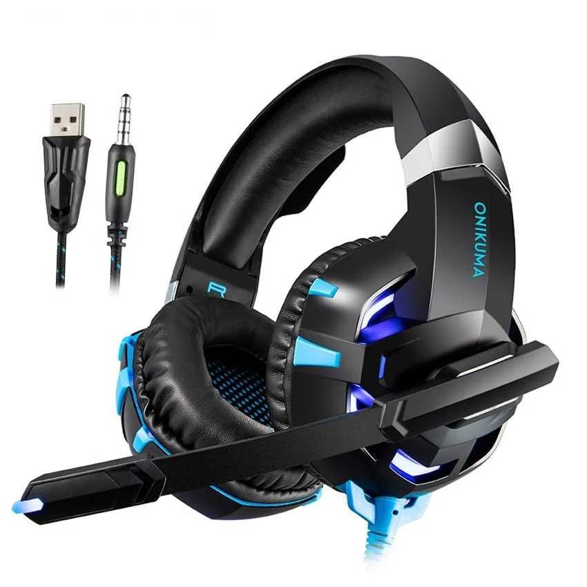 LED Light Gaming Headset