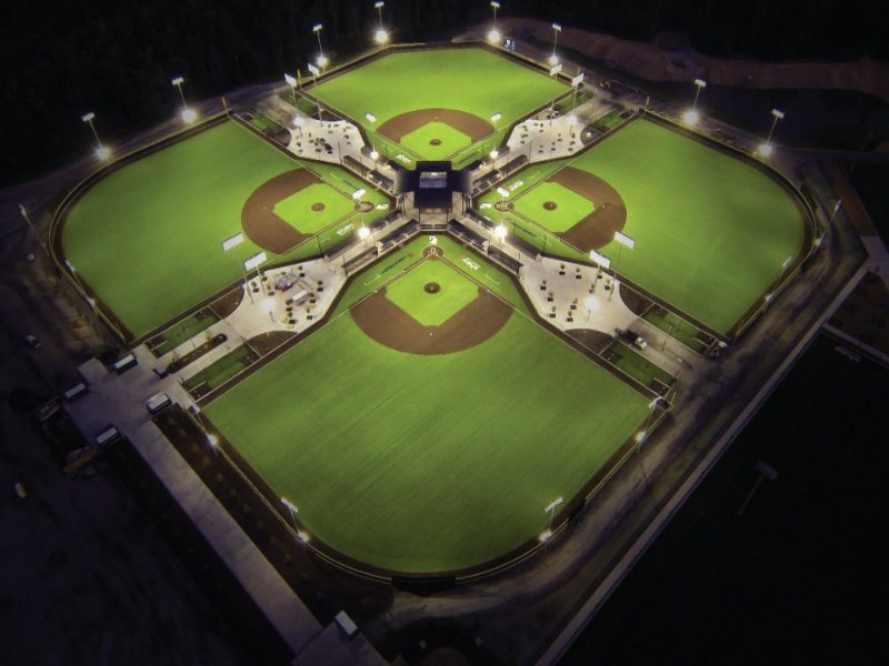 Lake Point Sports Advanced Sports Group Baseballl Field Installation
