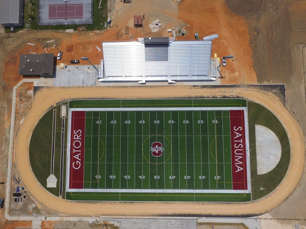 Satsuma High School Advanced Sports Group Football Field Installation