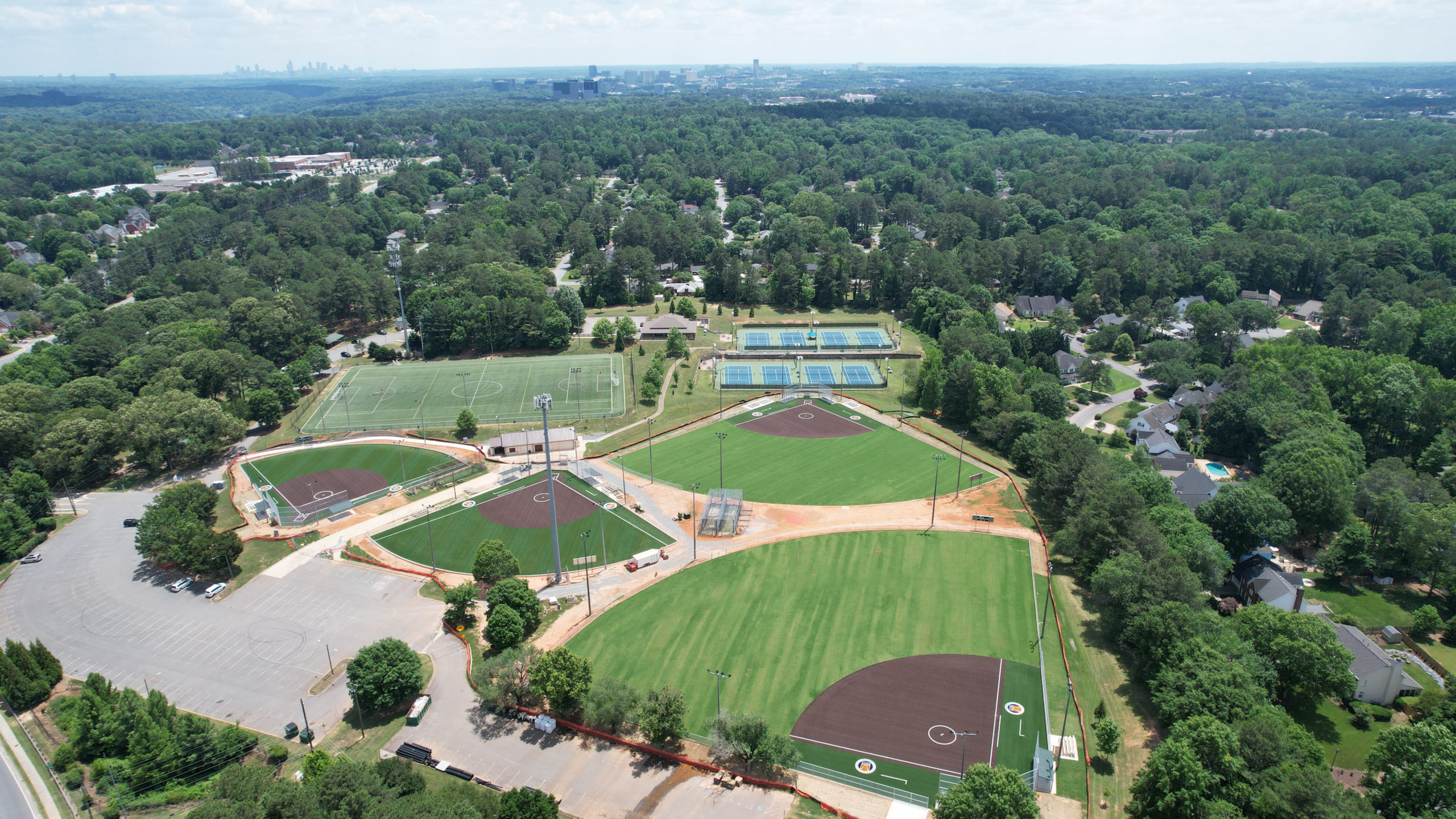 Terrell Mill Park, Baseball & Softball Fields Advanced Sports Group