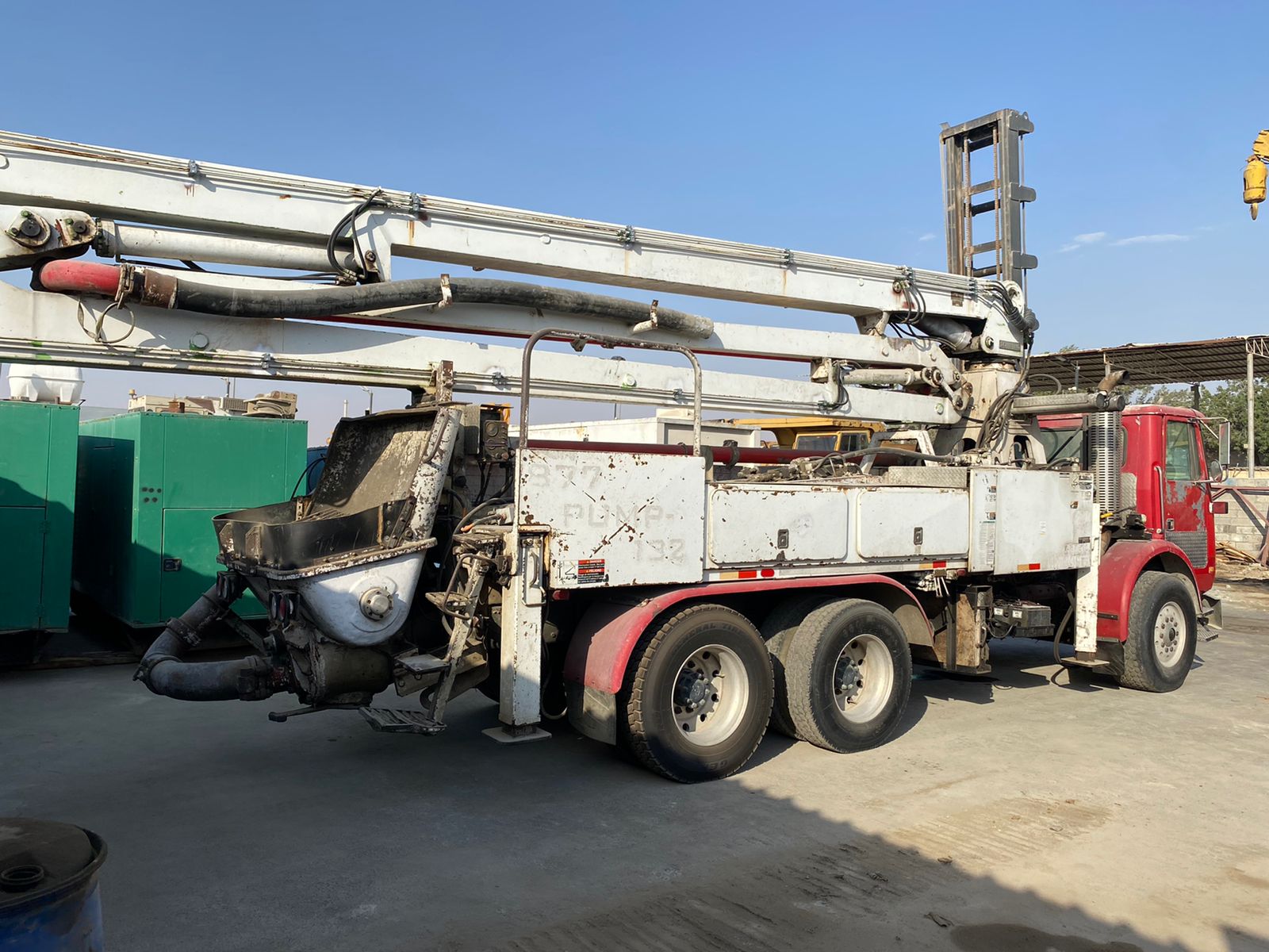 1995 SCHWING KVM 28M CONCRETE PUMP MOUNTED ON VOLVO TRUCK Abdulla