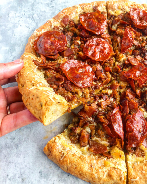 Savory Carnivore Pizza with Raw Cheese Ash Eats