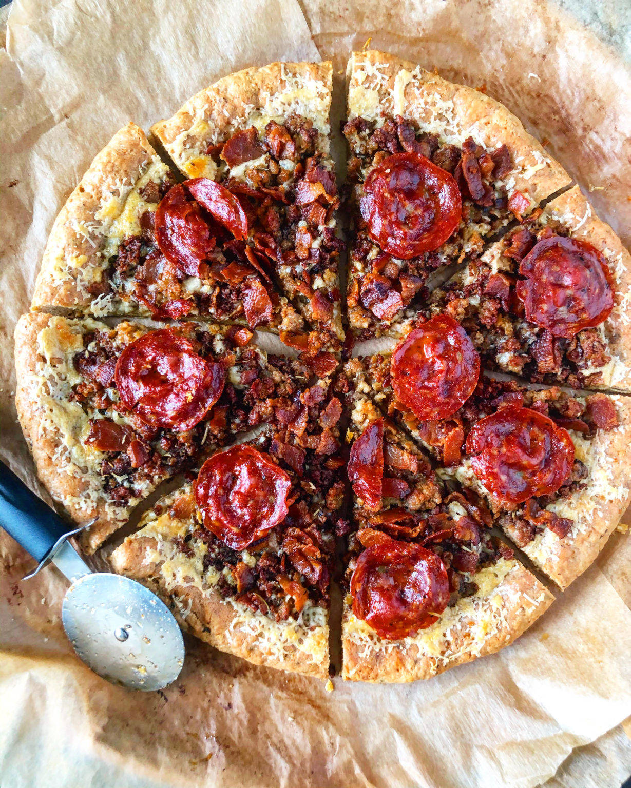 Savory Carnivore Pizza with Raw Cheese Ash Eats