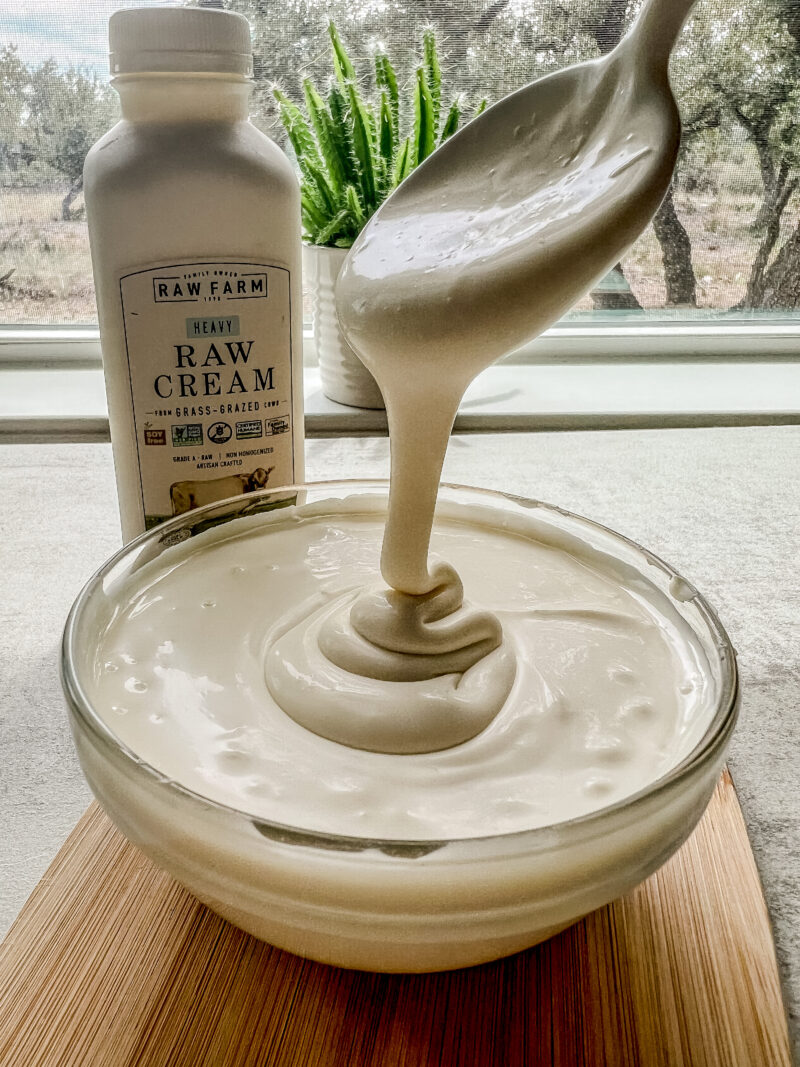 Raw Sour Cream Recipe (No Cook, Homemade, Probiotic)