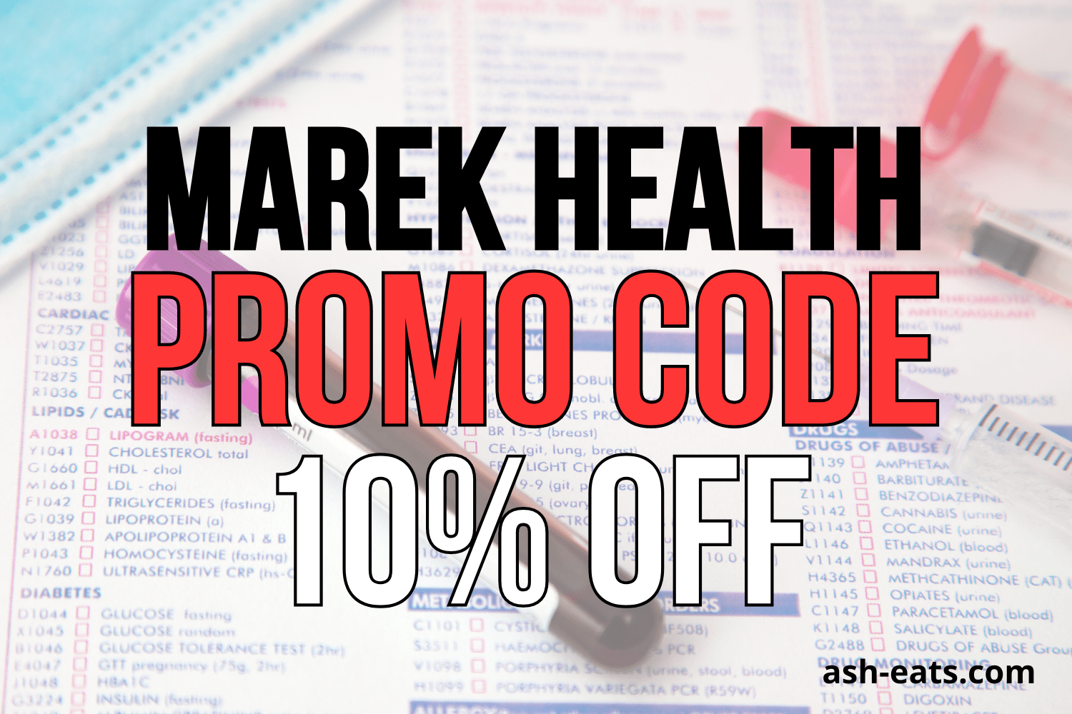 Marek Health Promo Code ASHLEYR for 10 Off