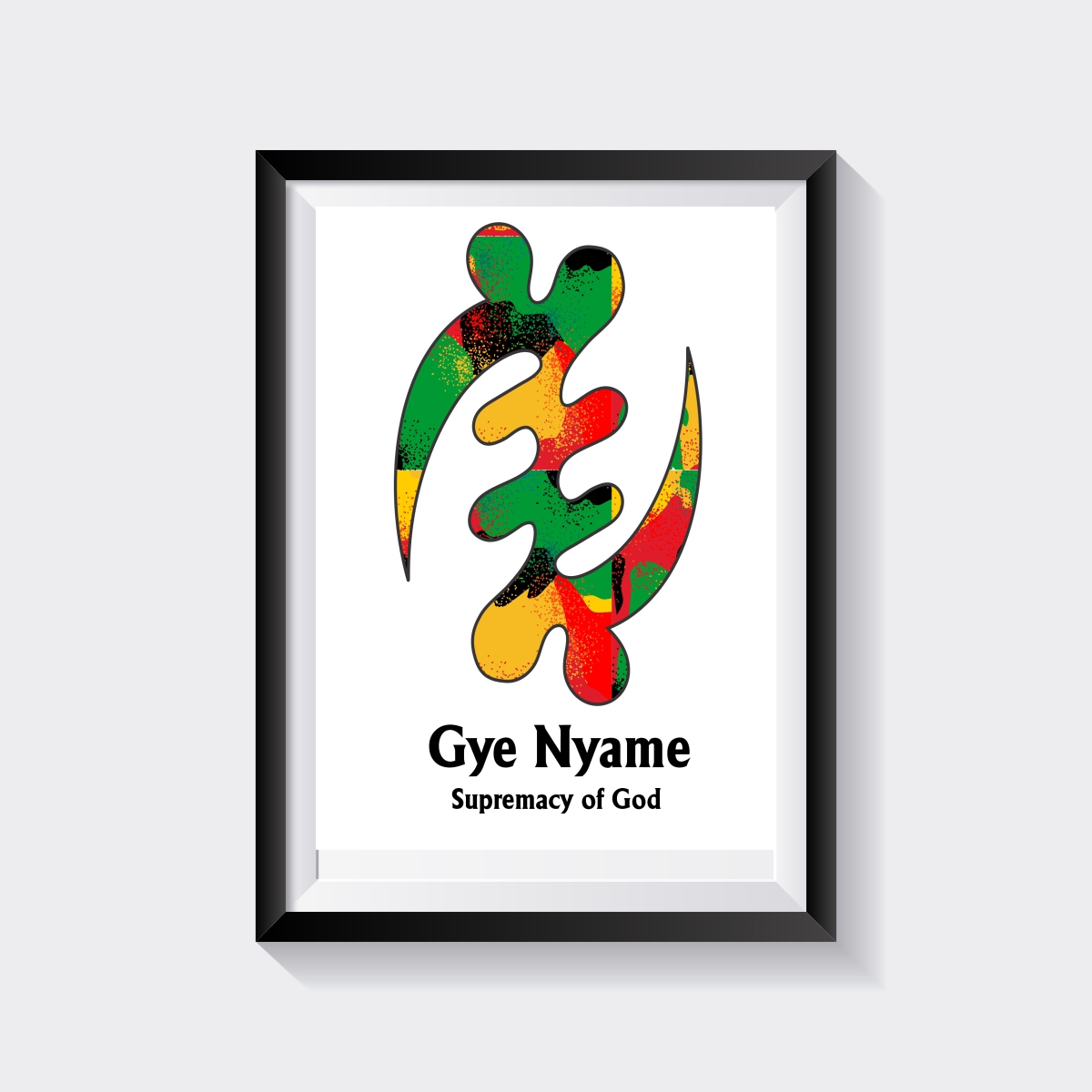 African Wall Art Adinkra Wall Art Safety Ashanse